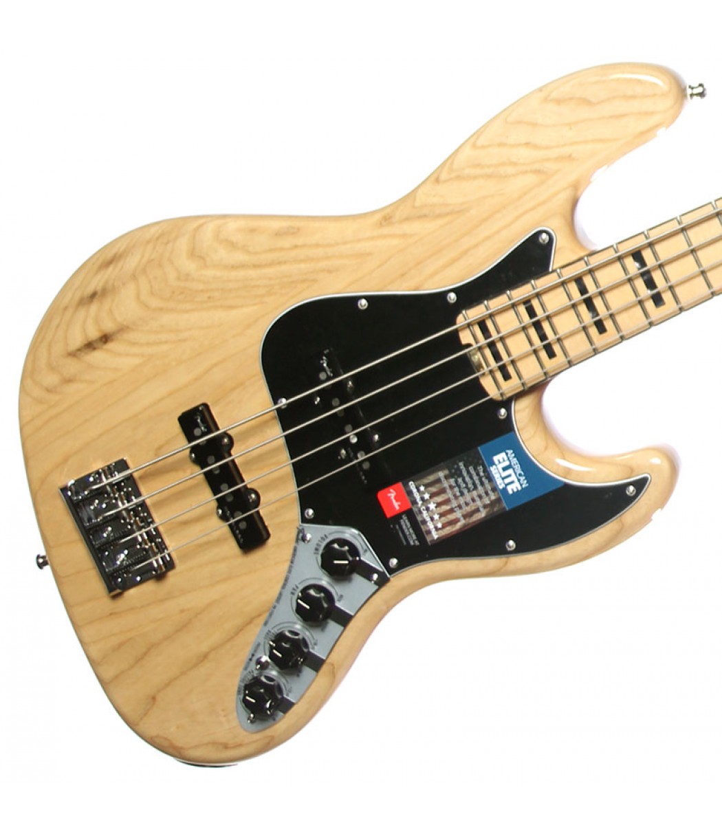 Music Instrument Fender American Elite Jazz Bass V Natural