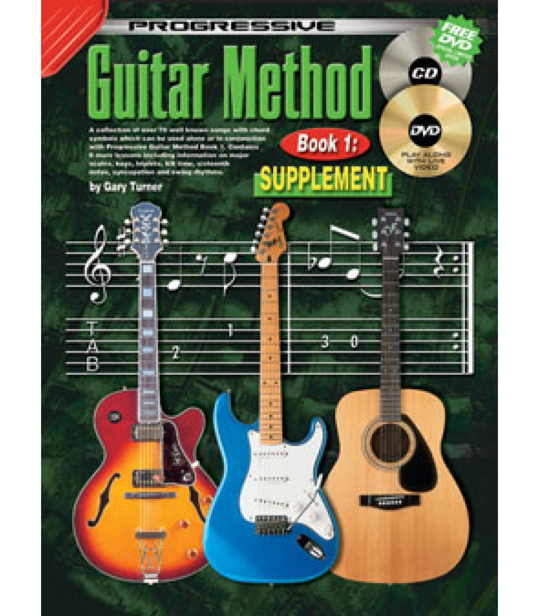 Progressive Guitar Method Book 1 Supplement Cd And Dvd