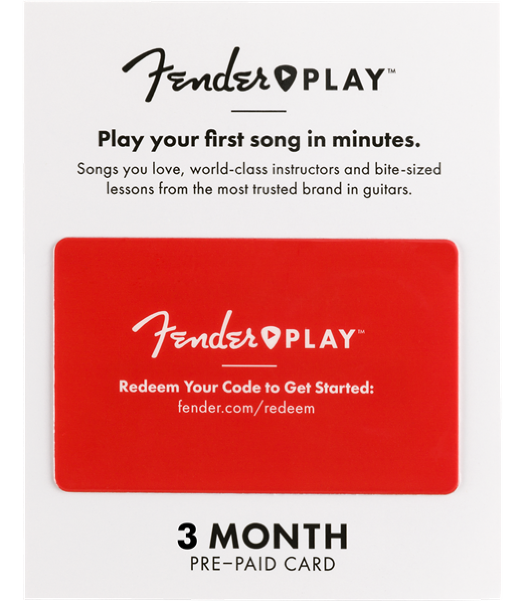 fender free lessons 3 months