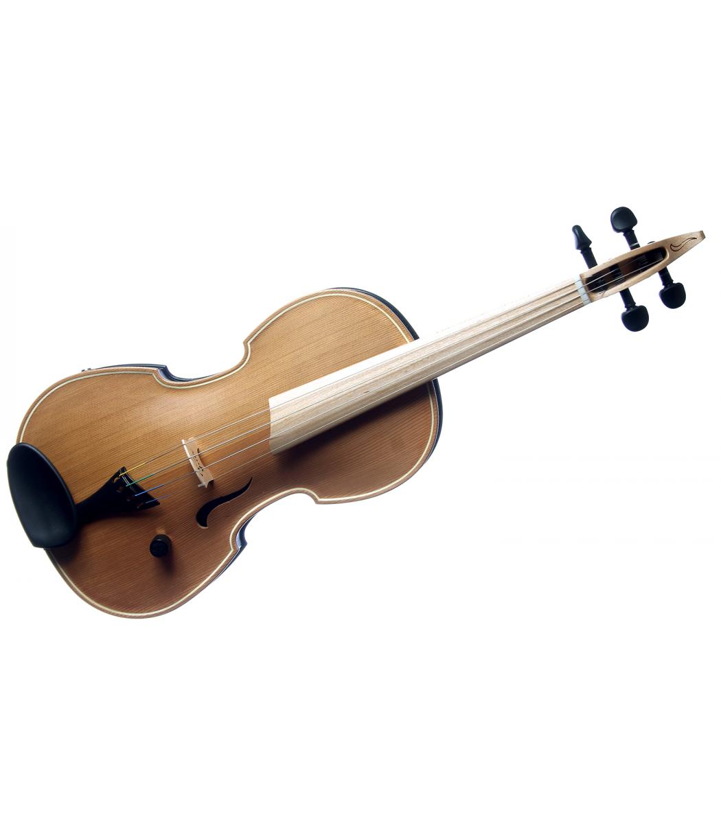 5 string Electric violin Solid wood Ebony fittings Passive pickup clear  Violin