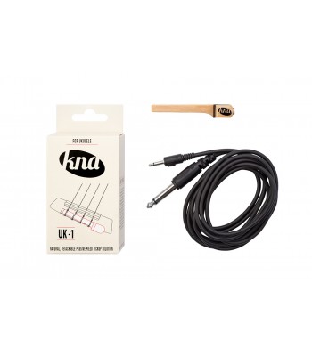  KNA Pickups, 1/4'' to 1/8 Cable Universal Stick-on Piezo  Acoustic Instrument Pickup (AP-1) : Musical Instruments