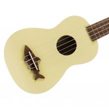 Makala Shark Soprano Ukulele - Coral Yellow