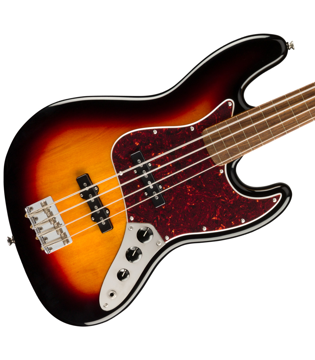 squier fretless jazz bass