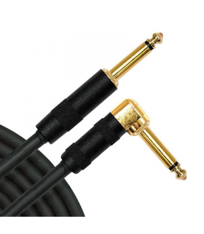 Mogami GOLD 10ft Right-Angle Instrument Cable