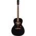 Grestch Deltoluxe Acoustic with Tortoiseshell Pickguard, Black Top 