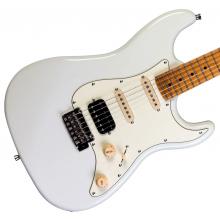 JET JS-400 HSS Fixed Bridge Electric Guitar - Olympic White