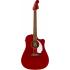 Fender Redondo Player Acoustic Guitar with Fishman electronics - Candy Apple Red