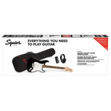 Squier Affinity Series Stratocaster Mustang Micro Pack with PreSonus HD9 Professional Headphones