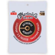 Martin MA540T Lifespan Phosphor Bronze Light 12-54 Coated Acoustic Guitar Strings