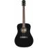 Fender CD-60 V3 Dreadnought Acoustic Guitar, Walnut Fingerboard, Black 